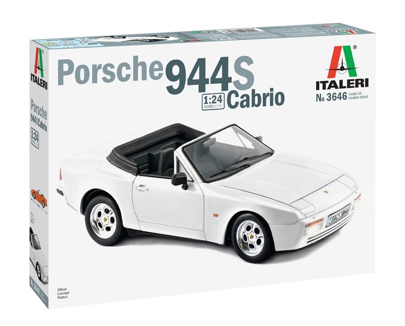 Italeri 3646 PORSCHE 944 S Convertible 1/24