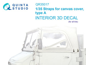 Quinta Studio QR35017 Straps for canopy cover, type A 1/35
