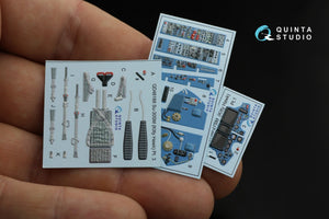 Quinta Studio QD48233 Su-27SM 3D-Printed &amp;amp; colored Interior on decal paper (KittyHawk) 1/48 – Bild 9