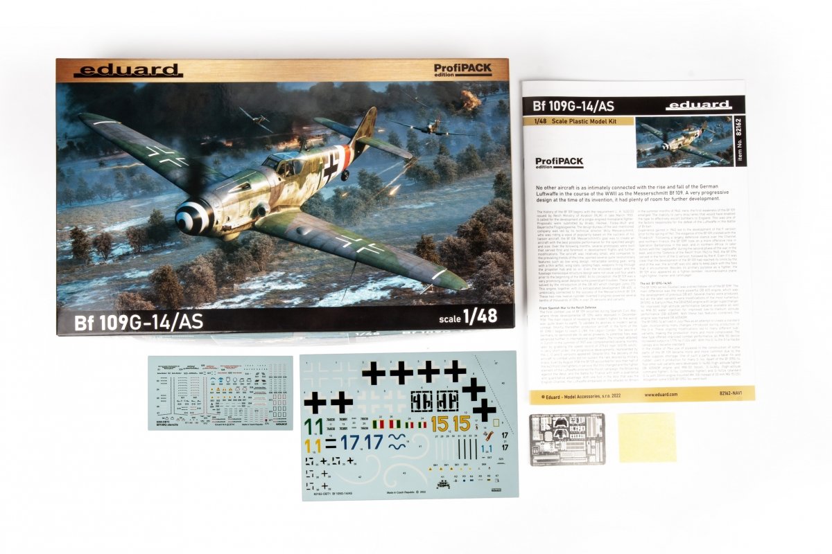 Eduard 82162 Bf 109G-14/ AS 1/48 – obrázek 3