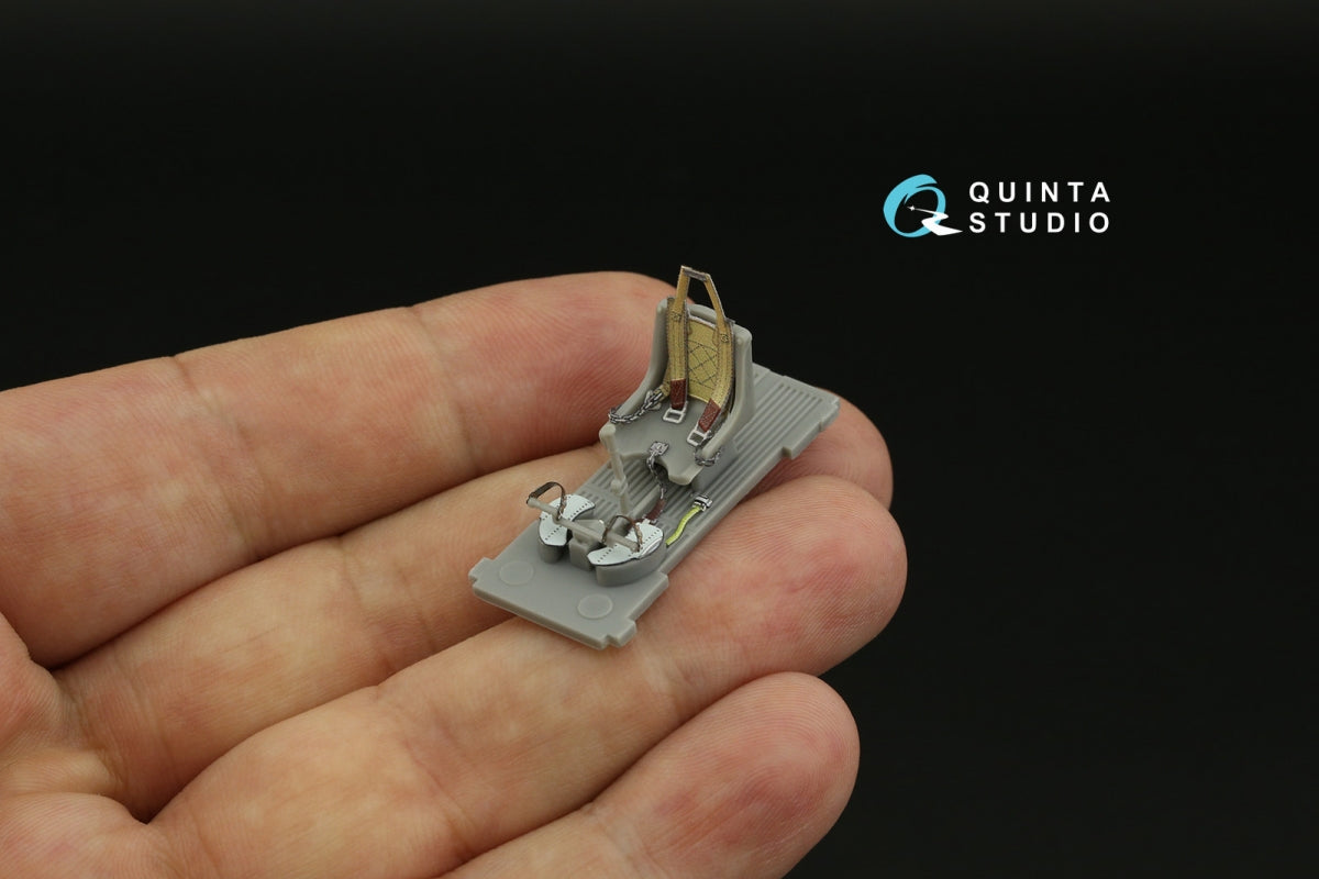Quinta Studio QD48391 Macchi C.205 Veltro 3D-Printed &amp;amp; colored Interior on decal paper (Hasegawa/Italeri) 1/48 – image 11