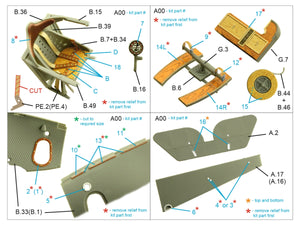 Quinta Studio QD32196 Nieuport XXIII 3D-Printed colored Interior on decal paper (CSM) 1/32 – imagen 5