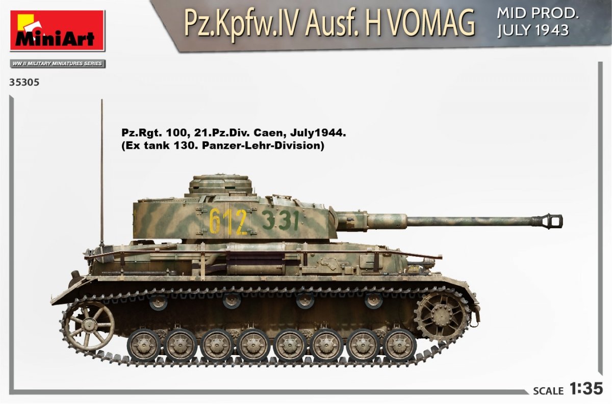 MiniArt 35305 Pz.Kpfw.IV Ausf. H Vomag. PRODUIT MI JUILLET 1943. KIT INTÉRIEUR 1/35 – image 8