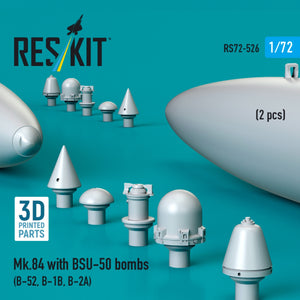 RESKIT RS72-0526 Mk.84 with BSU-50 bombs (2 pcs) (3D Printed) 1/72 – image 2
