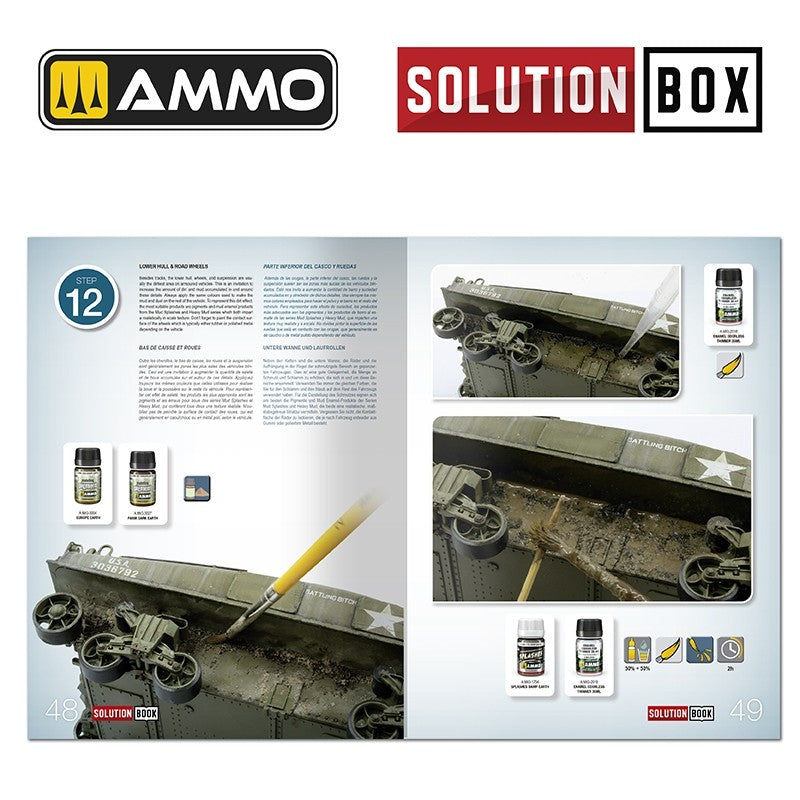 AMMO by Mig Jimenez 7728 SOLUTION BOX 22 – WWII USA ETO. Colors and Weathering System – immagine 10