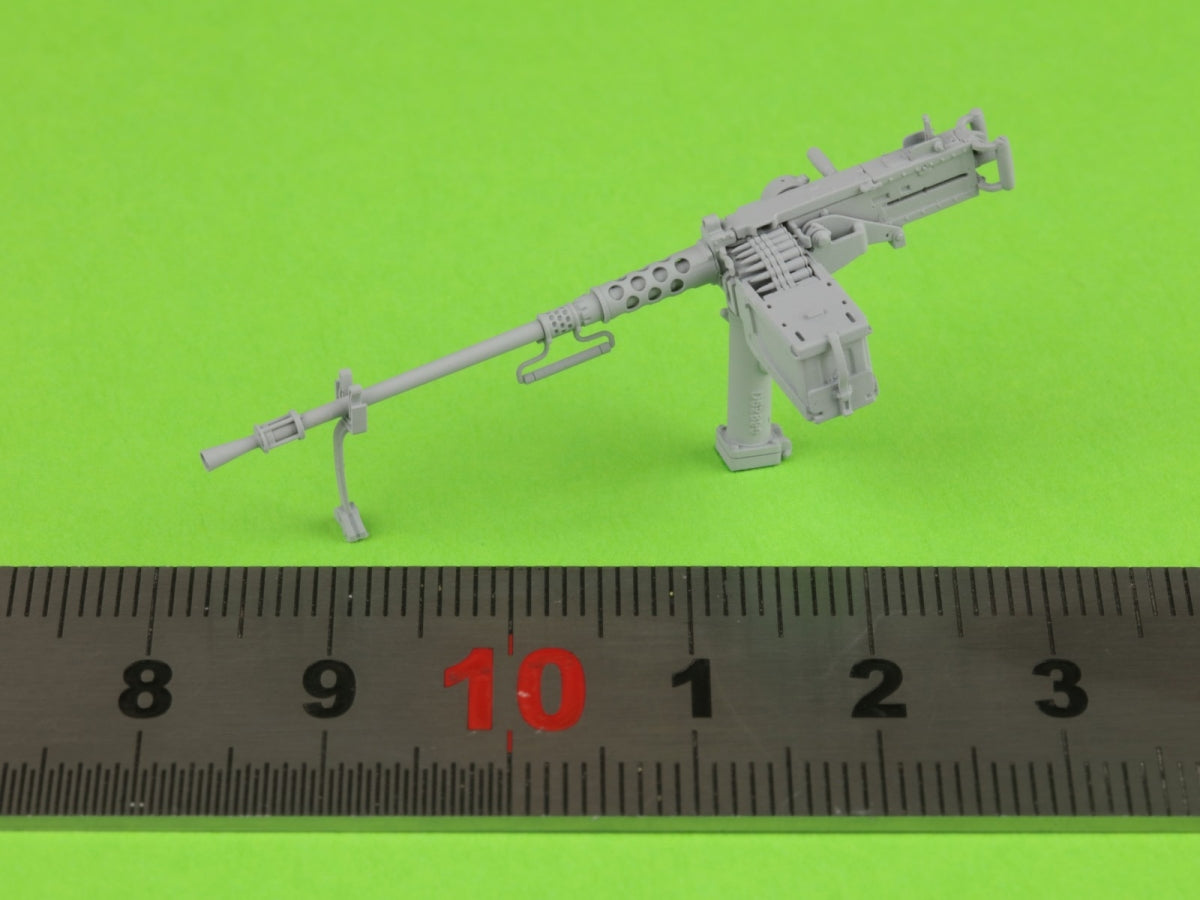 Master GM-35-063 Browning M2HB .50 cal (12,7mm) - karabin maszynowy z mocowaniem czołgowym - okres II w.św. (wczesna kołyska M23 z wczesnym zasobnikiem na amunicję) 1/35 – zdjęcie 7