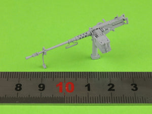 Master GM-35-063 Browning M2HB .50 cal (12,7mm) - karabin maszynowy z mocowaniem czołgowym - okres II w.św. (wczesna kołyska M23 z wczesnym zasobnikiem na amunicję) 1/35 – zdjęcie 7
