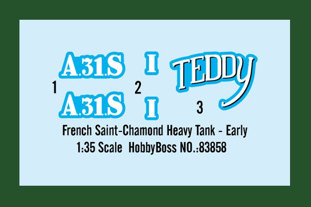Hobby Boss 83858 French Saint-Chamond Heavy Tank - Early – image 3