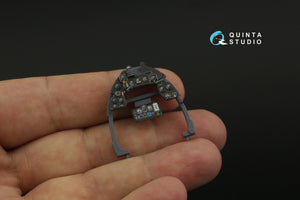 Quinta Studio QD32201 Macchi MC.202 Folgore Early 3D-Printed &amp;amp; colored Interior on decal paper (Italeri) 1/32 – Bild 7