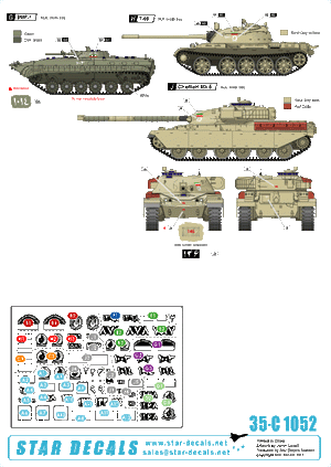 Star Decals 35-C1052 Iranian Tanks &amp;amp; AFVs 3 1/35 – image 2