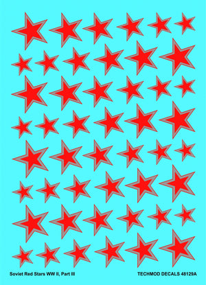Techmod 48129 Soviet Red Stars 1/48
