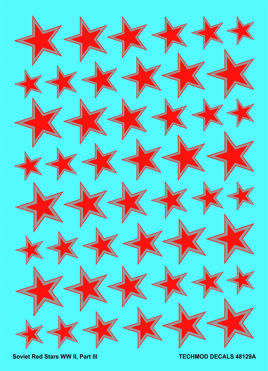 Techmod 48129 Soviet Red Stars 1/48
