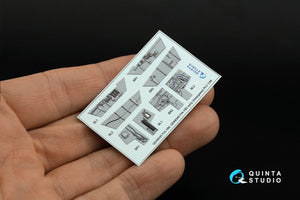 Quinta Studio QD48345 F/A-18B 3D-Printed &amp;amp; colored Interior on decal paper (Hasegawa) 1/48 – image 4