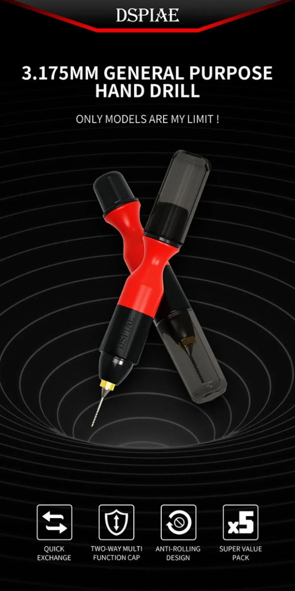 DSPIAE PT-HD 3.175mm General Purpose Hand Drill – image 4