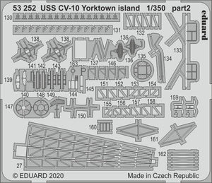 Eduard 53252 USS CV-10 Yorktown island 1/350 TRUMPETER – Bild 2
