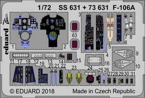 Eduard 73631 F-106A TRUMPETER 1/72