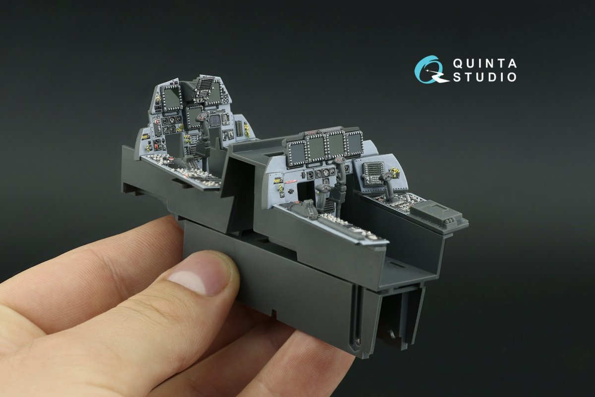 Quinta Studio QD32119 F-15E 3D-Printed &amp;amp; colored Interior on decal paper (Tamiya) 1/32 – Bild 8