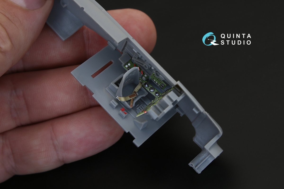 Quinta Studio QD48102 A6M2 3D-Printed &amp;amp; colored Interior on decal paper (for Hasegawa kit) 1/48 – Bild 6