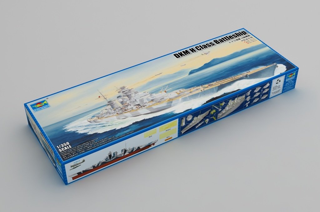Trumpeter 05371 DKM H Class Battleship 1/350 – zdjęcie 2