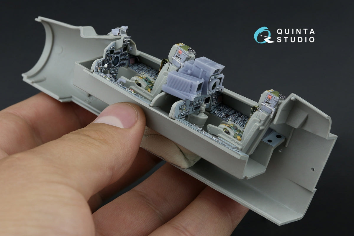 Quinta Studio QD+48520 Tornado Gr.1 3D-Printed &amp;amp; colored Interior on decal paper (Italeri) (with 3D-printed resin parts) 1/48 – image 10