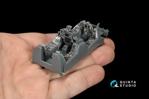 Quinta Studio QD48074 F-14D 3D-Printed &amp;amp; colored Interior on decal paper (for AMK kit) 1/48 – image 9