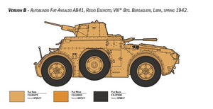 Italeri 6591 Autoblinda AB 41 with Bersaglieri El Alamein 1/35 – immagine 4