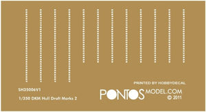 Pontos 35019WD1 DKM Admiral Graf Spee Wooden Deck set 1/350 – Bild 3