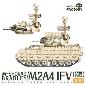 Magic Factory 2004 M-SHORAD Bradley M2A4 IFV 3-in-1 1/35 – obrázek 4