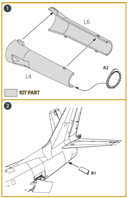 Clear Prop! CPA48055 F-86A engine exhaust endface for CP kits 1/48 – obrázek 3