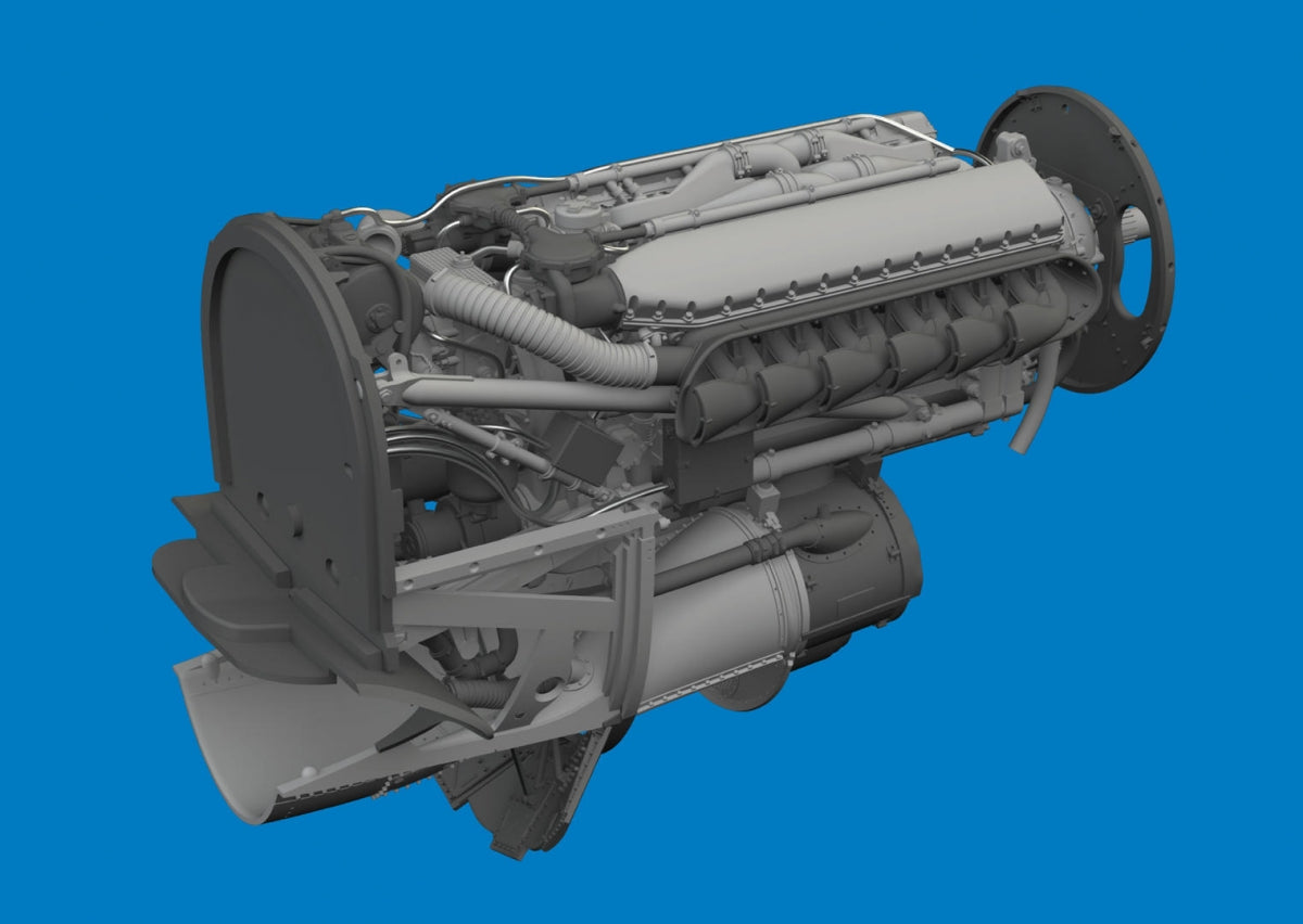 Eduard 6481069 P-40E engine PRINT Eduard 1/48 – zdjęcie 2