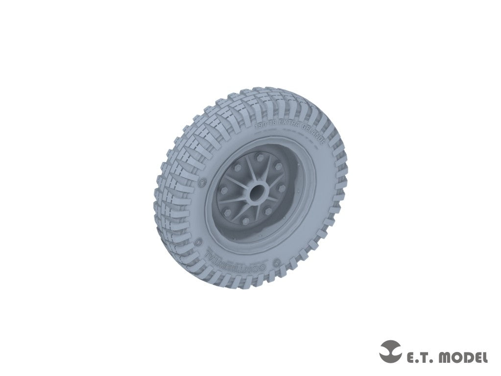 ET Model P35-130 WWII German Sd.kfz.251/Sd.kfz.11 Sagged Front Wheels 1/35 – obrázek 3