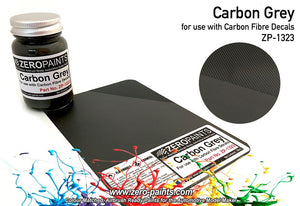 Zero Paints ZP-1323 Carbon Gray (Carbon Fiber Gray) Paint 60ml