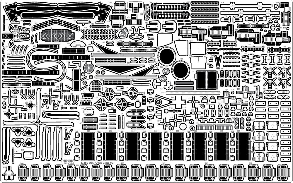 Pontos 35011F1 USS BB-63 Missouri BATTLESHIP Detail Up Set 1/350 – image 7