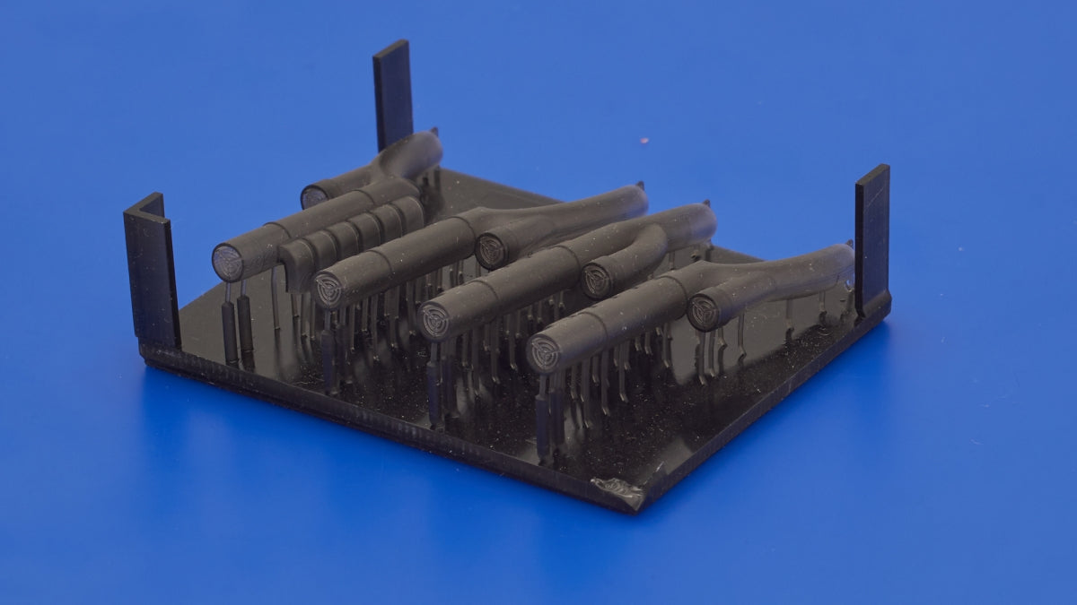 Omask 104806 Bf 110 F/G exhaust (for Eduard) 3D print 1/48 – immagine 4