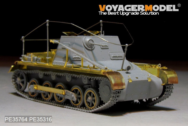 Voyager Model PE35764 WWII German Pz.Bef.Wg.I Command tank (Sd.Kfz. 265) basic For DRAGON 6218/6597 1/35 – obrázek 4