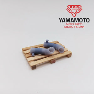 Yamamoto YMP3502 Flammvernichter Muffler Set for Tiger II/E-50/E-75 Type 1 1/35