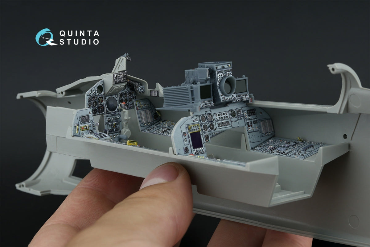 Intérieur imprimé en 3D et coloré sur papier décalcomanie (Italeri) de la Quinta Studio QD+32229 Tornado IDS (avec pièces en résine imprimées en 3D) à l&amp;#39;échelle 1/32 – image 11