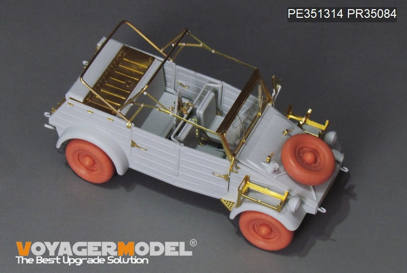 Voyager Model PE351314 WWII German Kubelwagen Type 82 Africa Troop Version Upgrade Set For MENG VS-015 1/35 – image 6