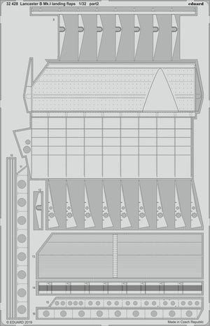 Eduard 32428 Lancaster B Mk. And landing flaps 1/32 HK MODELS – image 4