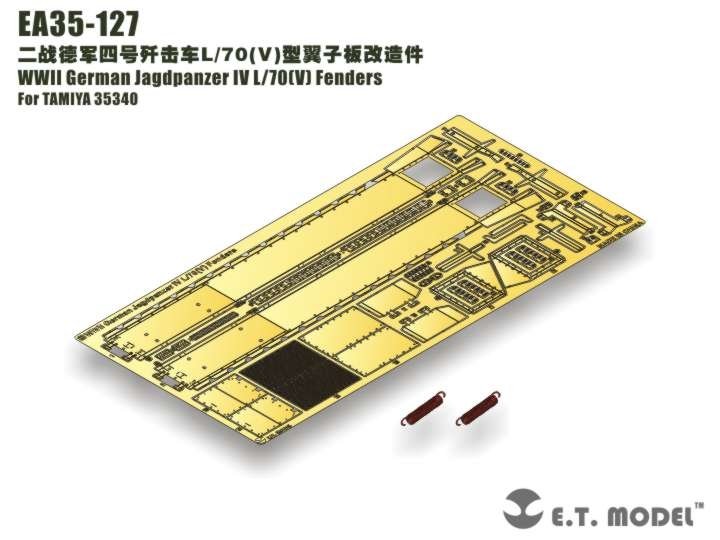 ET Model EA35-127 WWII German Jagdpanze For TAMIYA 35340r IV L/70(V) Fenders – obrázek 3