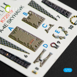 KELIK K72027 A-4(B,P) &amp;quot;SKYHAWK&amp;quot; INTERIOR 3D DECALS FOR AIRFIX KIT 1/72 – imagen 3