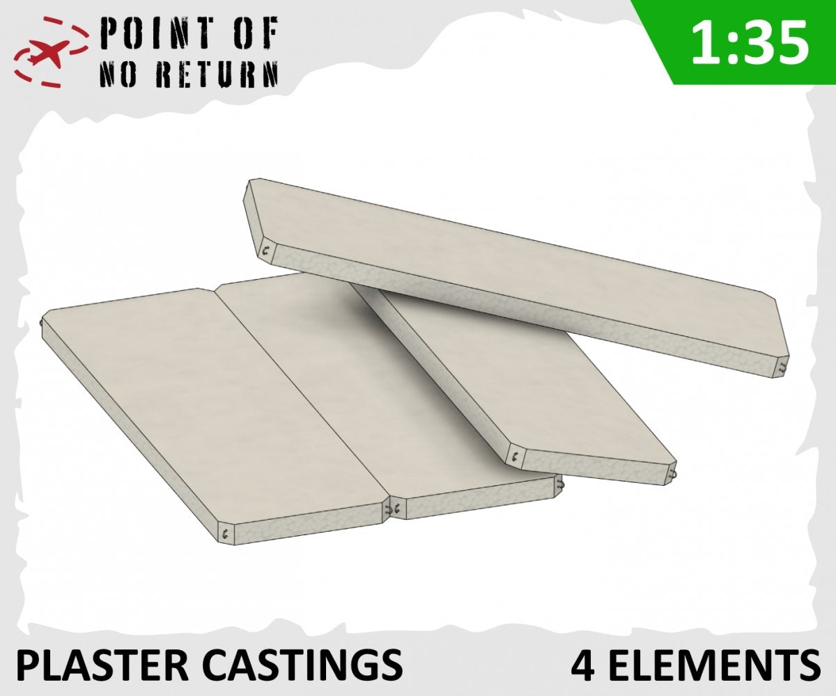 Point of no Return 3522021 Reinforced concrete road slab 3.0x1.0m 1/35