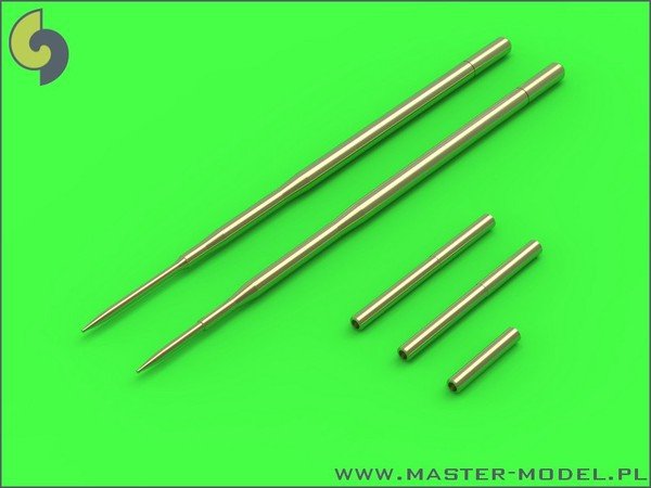 Master AM-48-091 MiG-17PF (Fresco D) - 23mm gun barrels set &amp; Pitot Tubes (1/48)