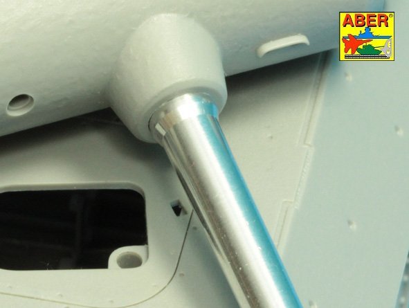 Aber 35L-245 7.5 cm barrel with muzzle brake for Panther Ausf.A (1/35) – image 6