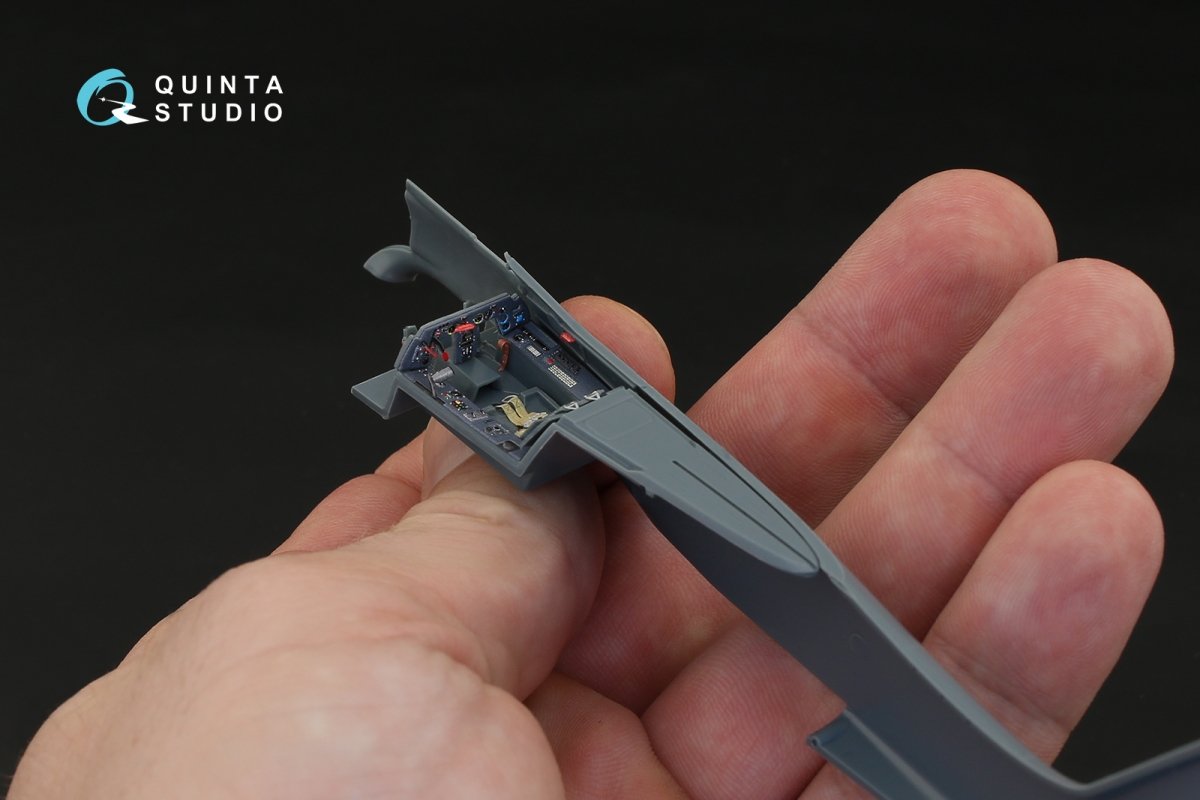 Quinta Studio QD48128 Fw 190 A-8/A-9 (R11) 3D-Printed &amp;amp; colored Interior on decal paper (for Eduard kit) 1/48 – image 7