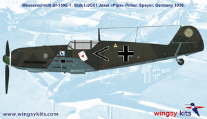 Wingsy Kits D5-07 German WWII Fighter MESSERSCHMITT Bf 109 E-1 1/48 – Bild 13