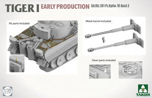 Takom 2196 TIGER I EARLY-PRODUCTION Sd.Kfz.181 Pz.Kpfw.VI Ausf.E 1/35 – image 3