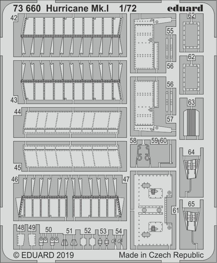 Eduard 73660 Hurricane Mk. I 1/72 AIRFIX – image 2