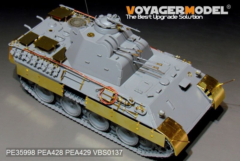 Voyager Model PE35998 WWII German FlaKPanzer V FlaKvierling 20mm MG 151/20 Basic For TAKOM 2105 1/35 – obrázek 6