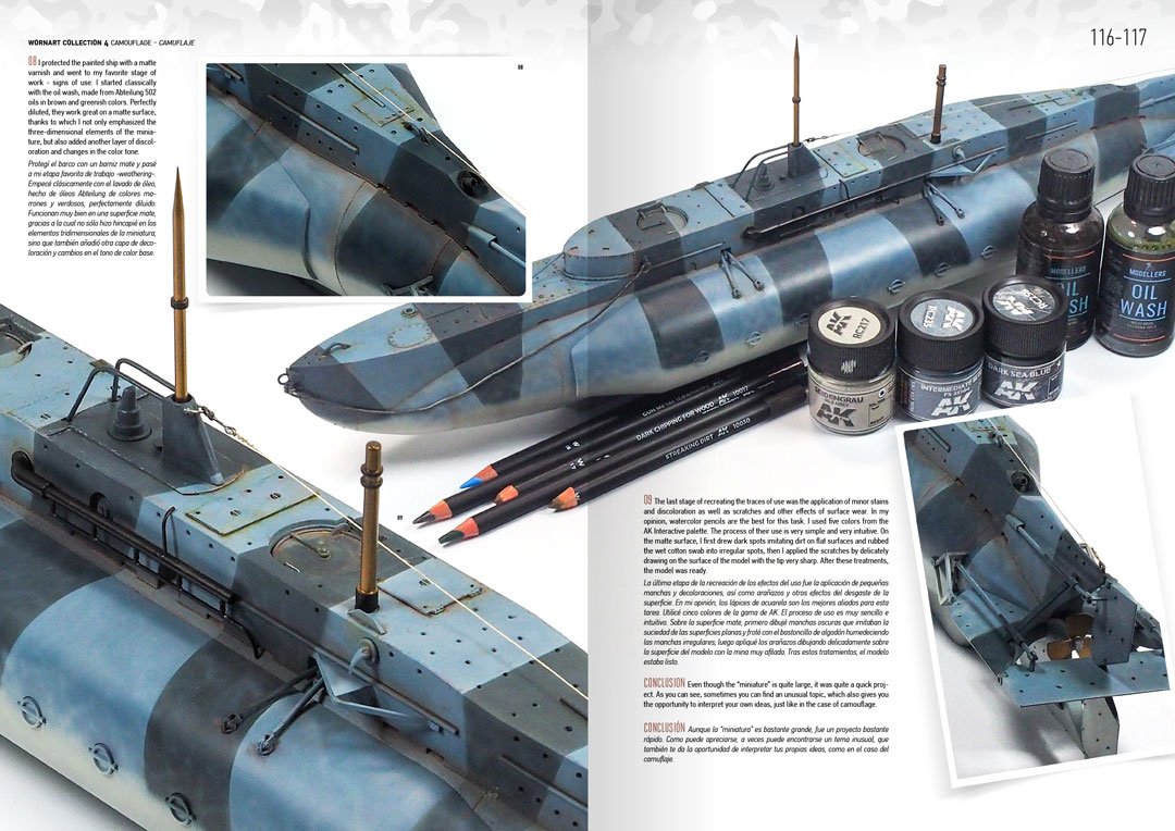 AK Interactive AK4906 WORN ART COLLECTION ISSUE 04 – CAMOUFLAGE – image 7